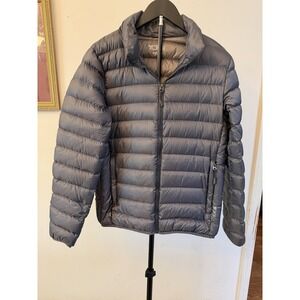Tumi Pax Packable Travel Pillow Puffer Down Jacket Navy Women's Small